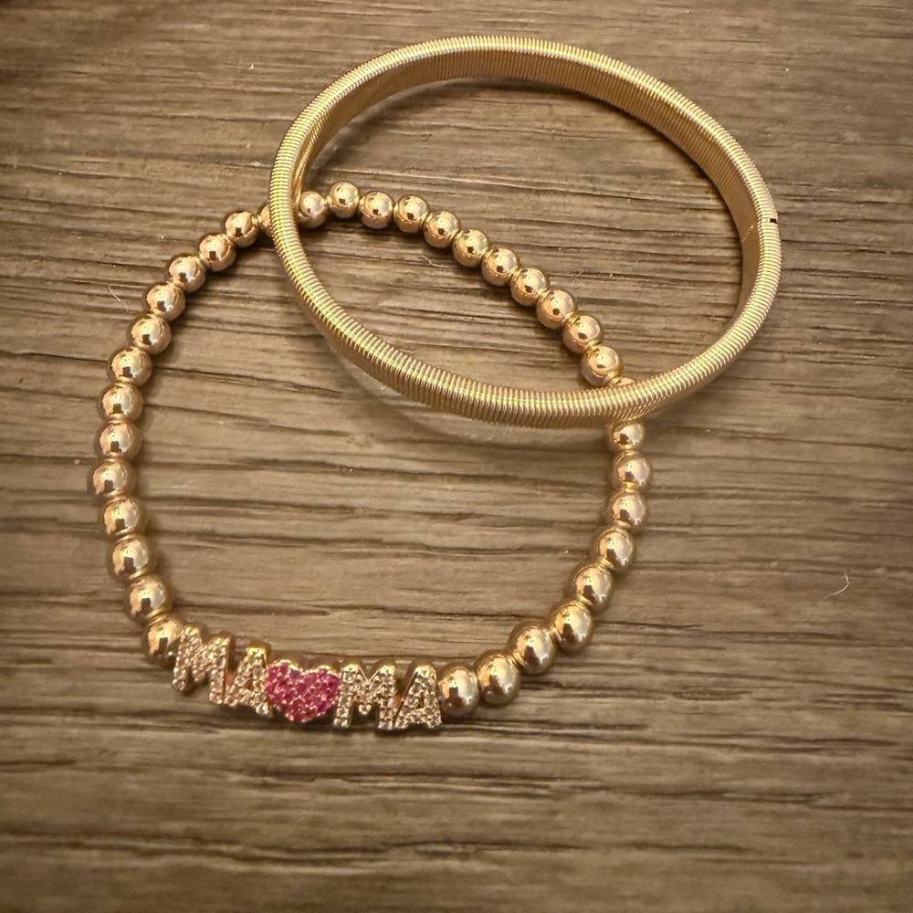 Park Lane Gold and Pink Bracelet Set